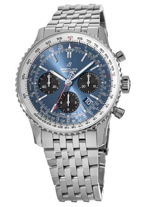 breitling navitimer blauwe band